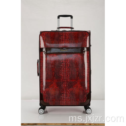 Kes Luggage Fashional PU Pulley